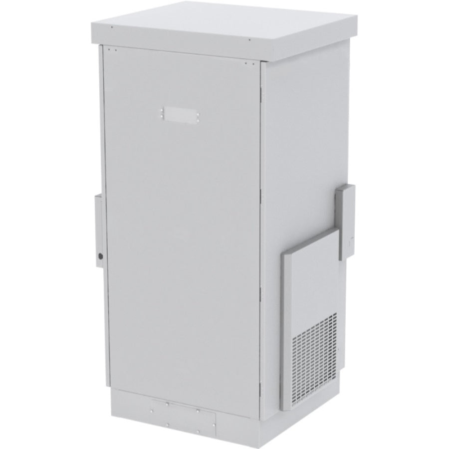 Cyclone Cyclone 36U Cabinet, 32" Depth, 6" Plinth, Quad AC Outlet, Thermal Blanket, Front/Rear Padlock Door, IP54, Powder Coated Galvanized Steel