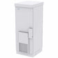 Cyclone Cyclone 36U Cabinet, 32" Depth, 6" Plinth, Quad AC Outlet, Thermal Blanket, Front/Rear Padlock Door, IP54, Powder Coated Galvanized Steel