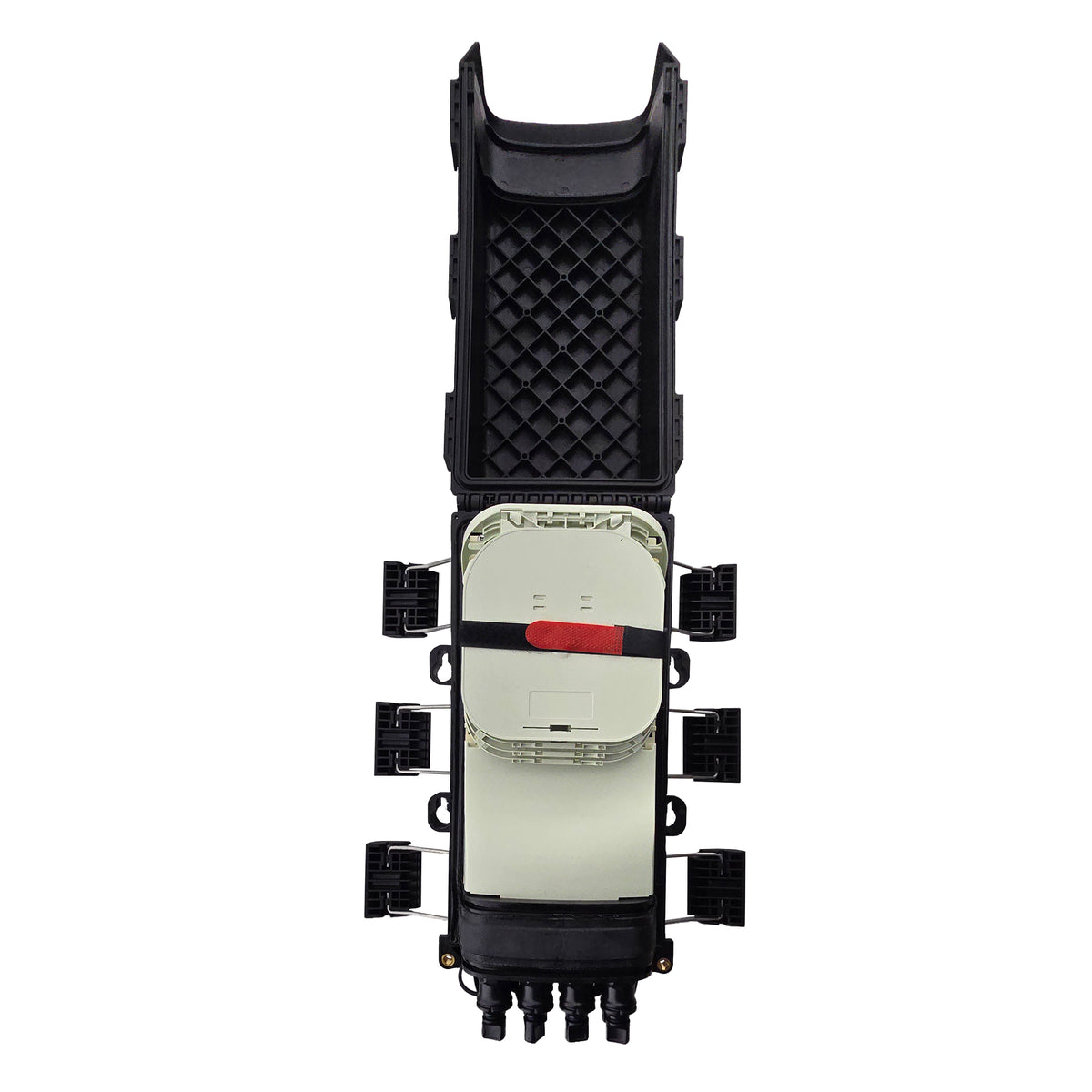 CYG-FSE60-8OPT-NS Inside Cyclone Fiber Splice Enclosure