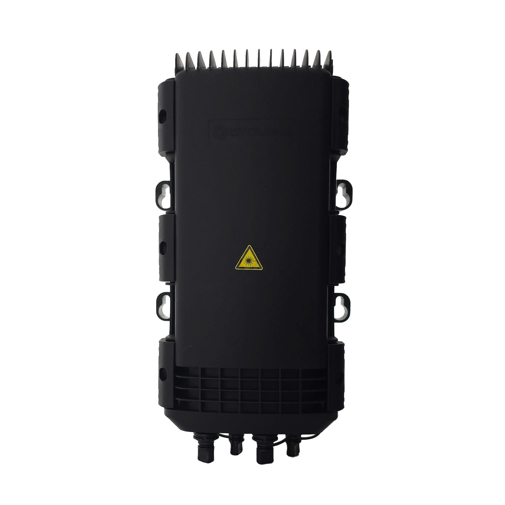 Cyclone Fiber Splice Enclosure, 6x PLC, 1x4 Splitter